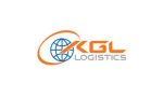 Logo of kgl logistics featuring an orange and blue globe design next to the stylized letters kgl in orange.